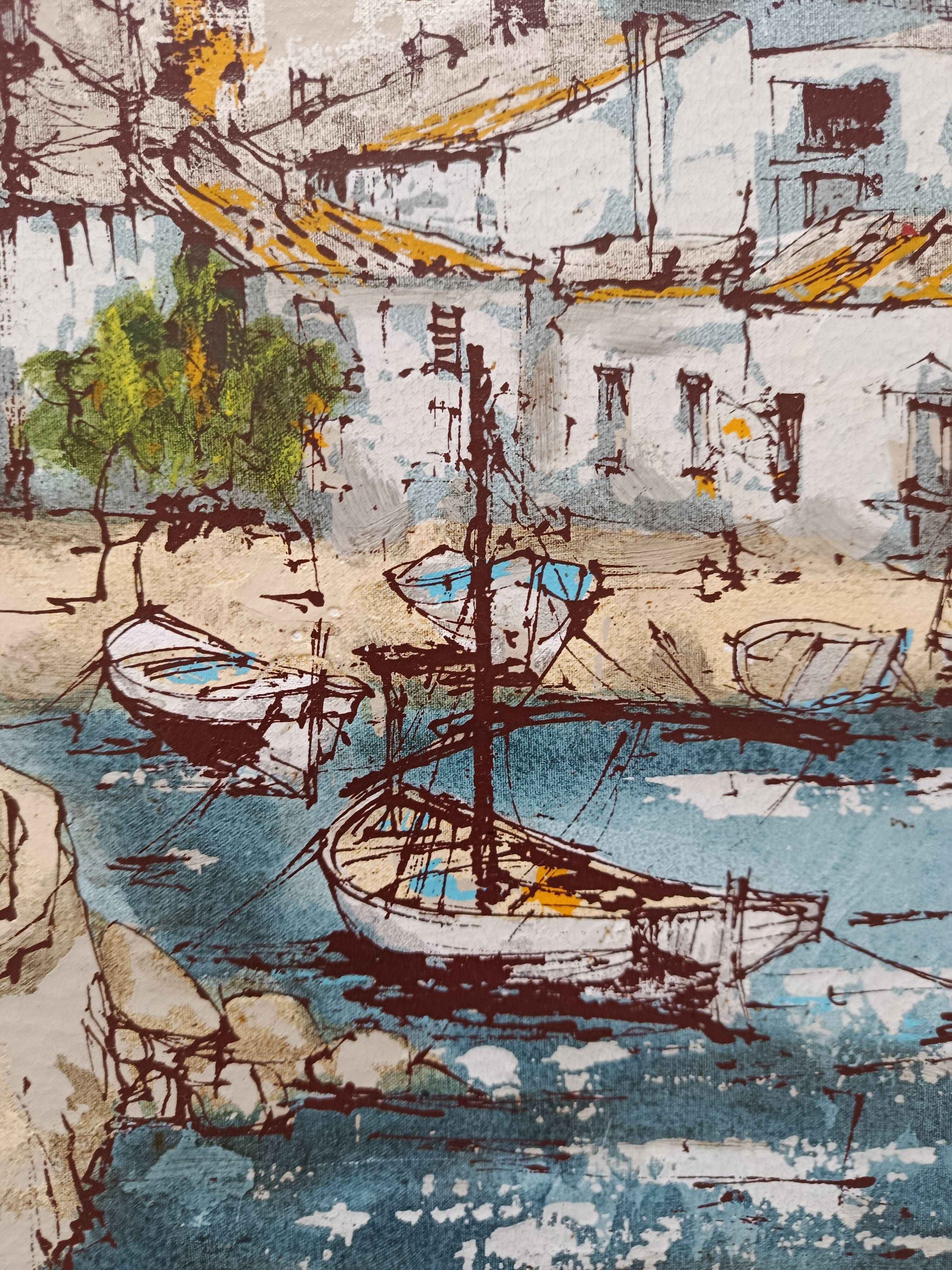 Hst + frame: port de l'alguer in cadaques spain, bernard dufour, process