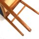 Set de 4 chaises scandinave en hêtre, Suède, 1960