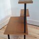 Oak and metal shelf