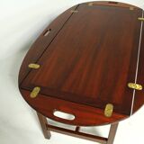 Oval Butlers Tray on Stand, England, 1970s Product Overview