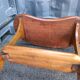Pair of bedside tables in antique marquetry Louis XVl