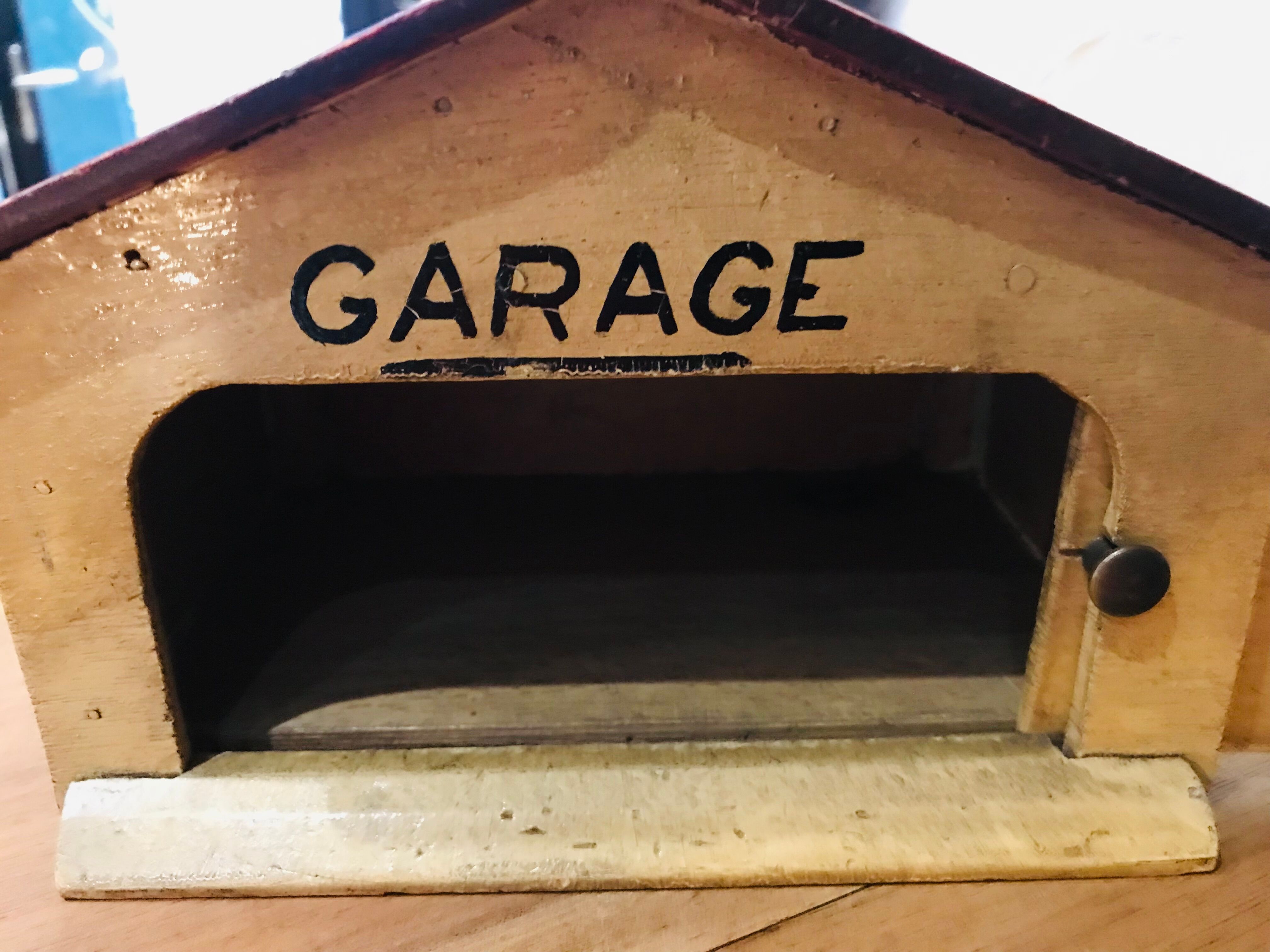Vintage wood garage