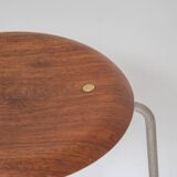 Early edition ‘DOT’ stool by Arne Jacobsen for Fritz Hansen, Denmark 1960s.