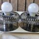 Iron wall lamp 2 bulbs