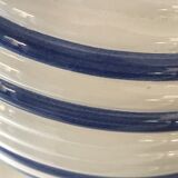 Vintage enamelled ceramic lamp base