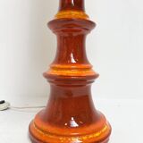 Ceramic fat lava Hustadt Leuchten floor lamp, 1970s