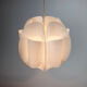 Danish plastic maxi circle pendant, 1960s