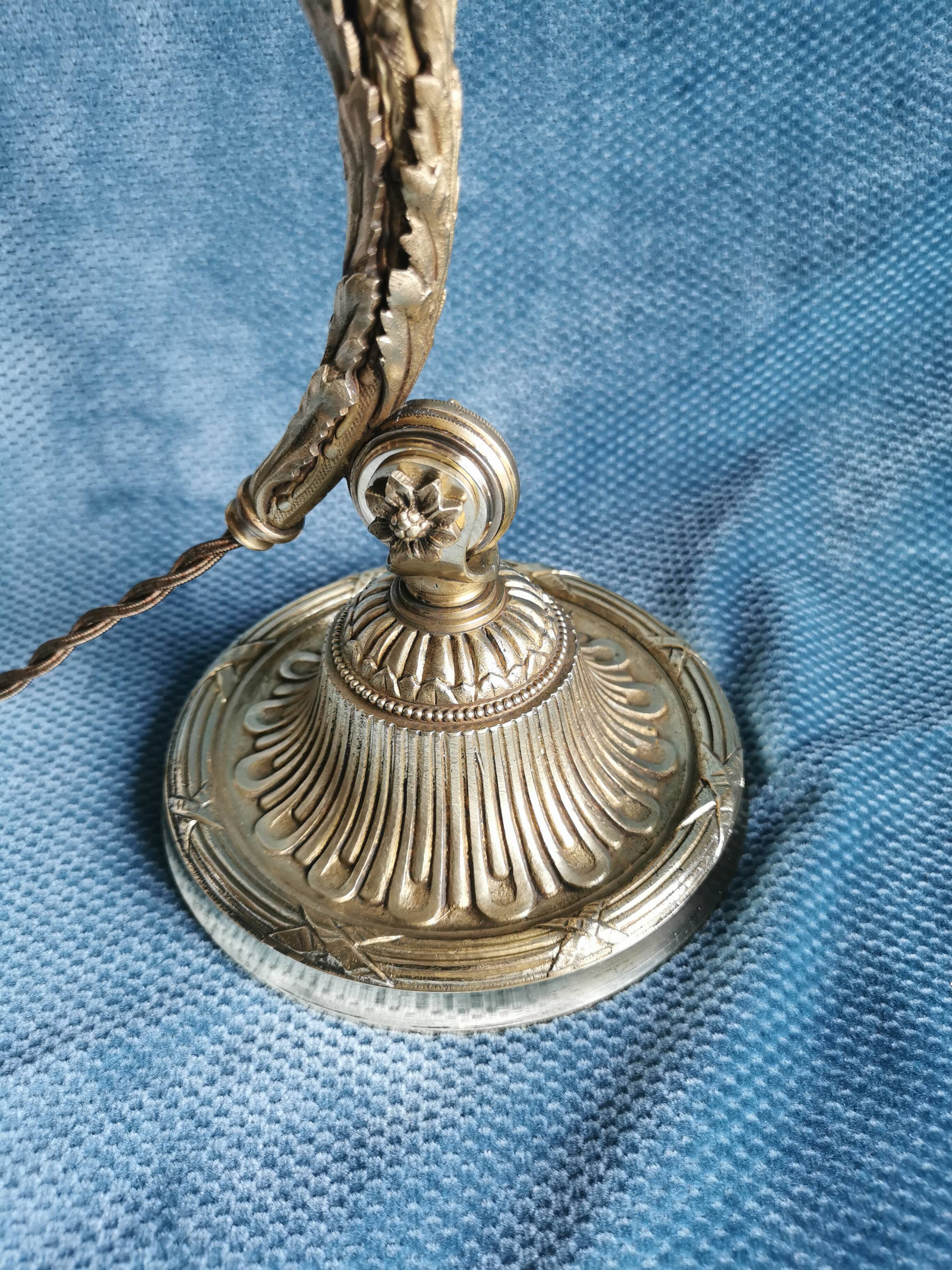 Piano lamp or atmosphere in bronze, early twentieth century era
