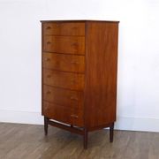 Large Danish teak chest of drawers from the 1960s.