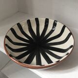 Morocco striped ceramic dish