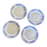 Set of 4 dessert plates