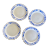 Lot de 4 assiettes à dessert