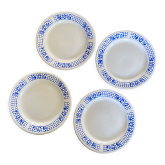 Set of 4 dessert plates