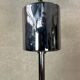 Vintage 1970s pendant lamp – glass/chrome
