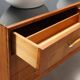 Vintage mahogany veneered commode with basins, 1960s design.