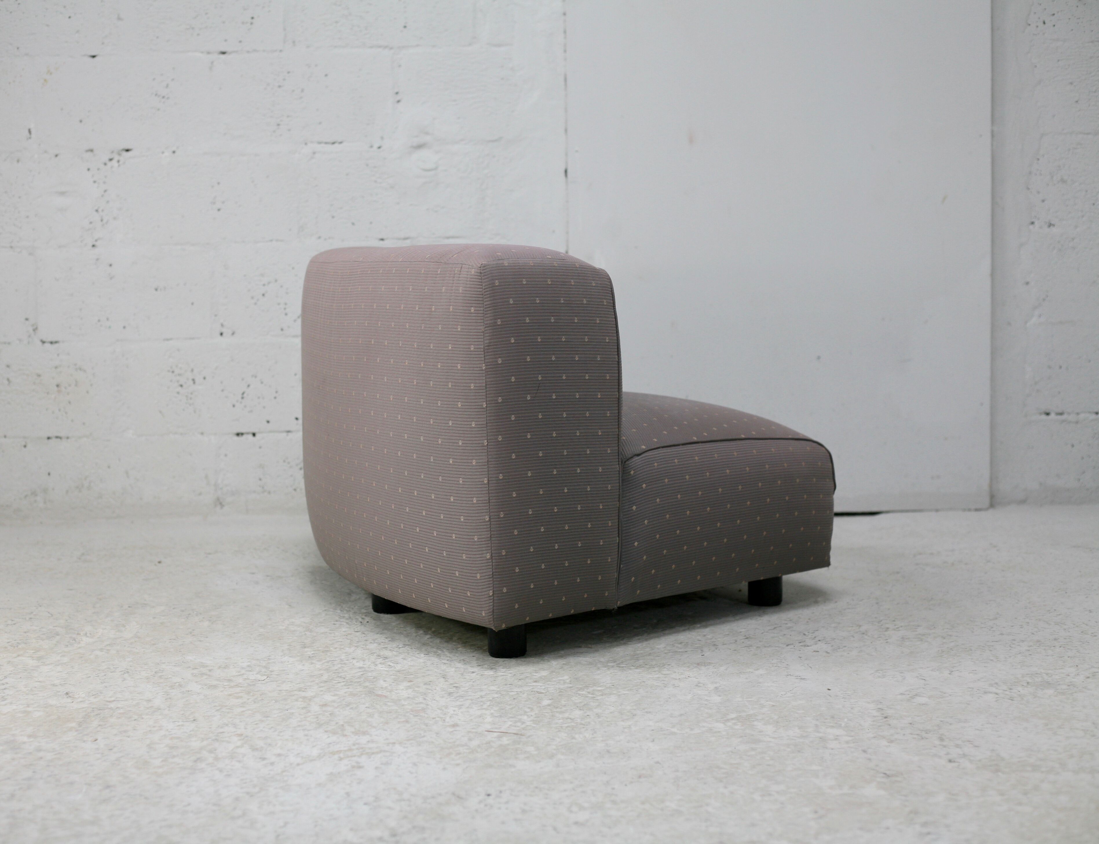 Novemila driver with wide back (rare) by Tito agnoli, Arflex, Italy, circa 1970