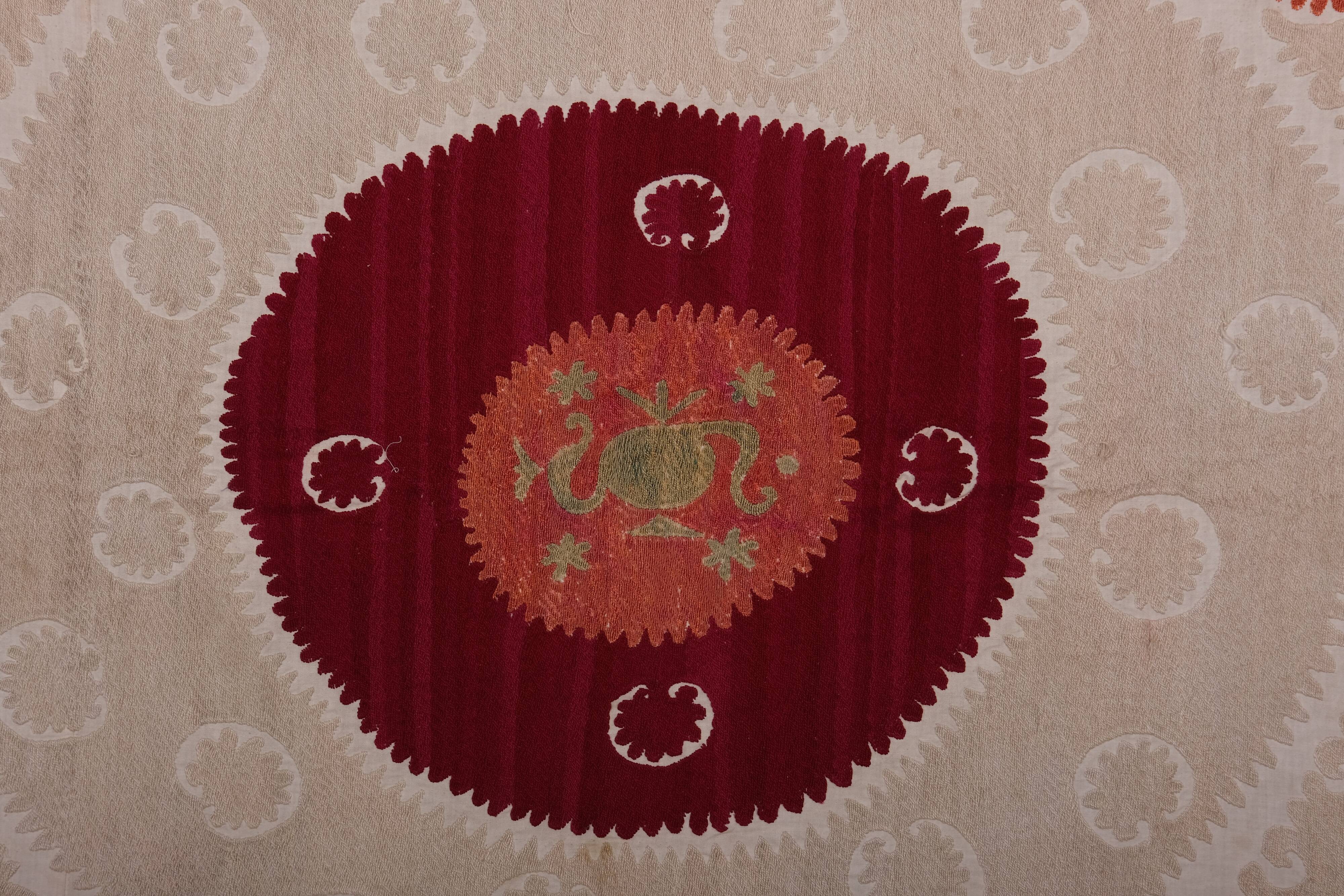 Hand knotted rug, vintage Turkish rug 116x129 cm
