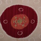 Hand knotted rug, vintage Turkish rug 116x129 cm