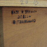 Scandinavian teak desk by Gunnar Nielsen Tibergaard, Denmark