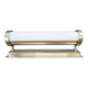 Bauhaus Nickel Wall Light with Glass Tube, 1930s