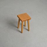 Vintage stool by Charlotte Perriand, Les Arcs, France