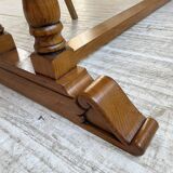 3m oak table from 1950 with its extensions
