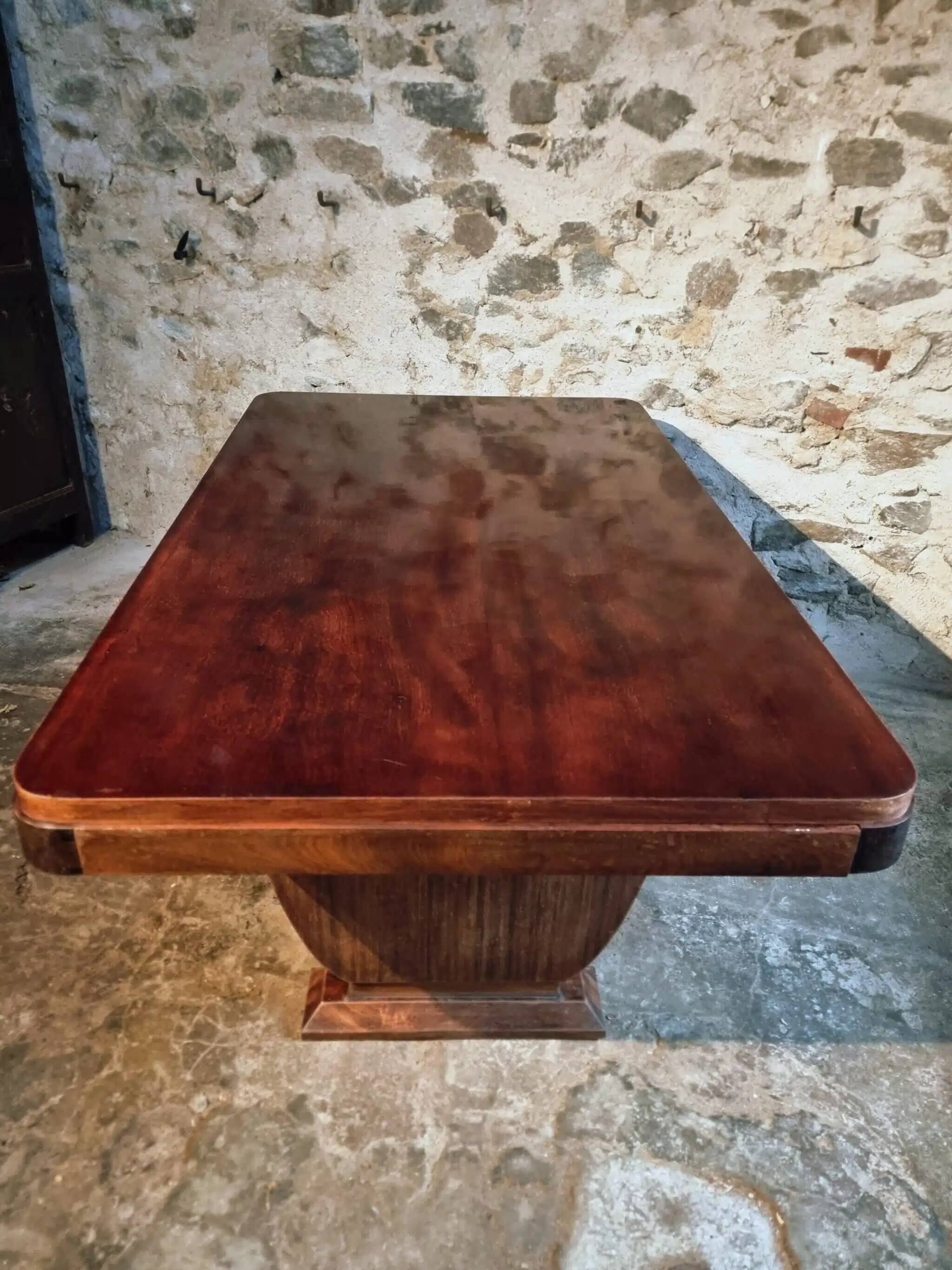 Antique French Art Deco dining table — 1920s