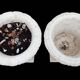 Pair of Medici planters with floral decoration