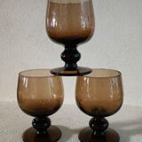 3 cognac glasses Biot style