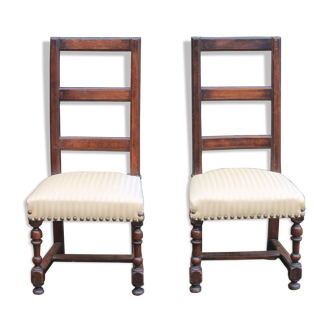 Pair of chairs Louis XIII