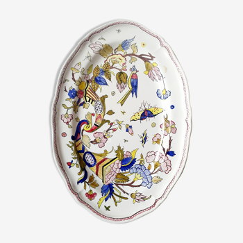 Decorated serving dish