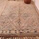 Peach Vintage Moroccan Wool Rug 188 x 317 cm , Berber Rug Handmade, Unique