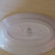 Service dish, in earthenware geometric patterns red and vintage green, stamped KG Luneville
