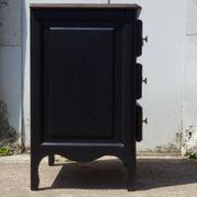 Wenge black chest of drawers
