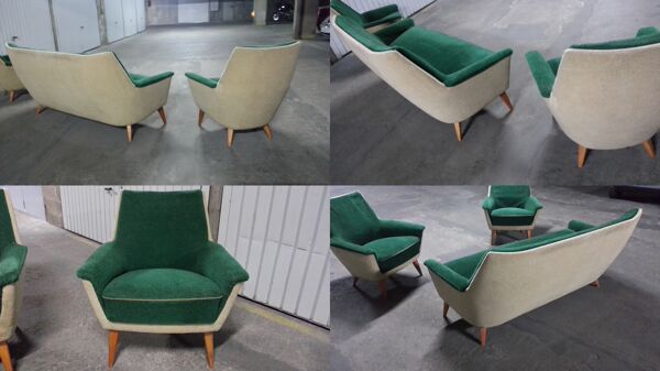 1/2 fauteuil années 50/60