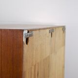 1960 teak wall desk, vintage secretary