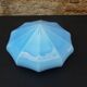 Blue glass diamond globe