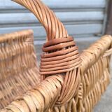 Wicker log basket 1970
