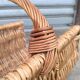 Wicker log basket 1970