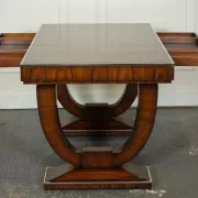 Double-Faced Drawer Desk Art Deco by Theodore Alexander
