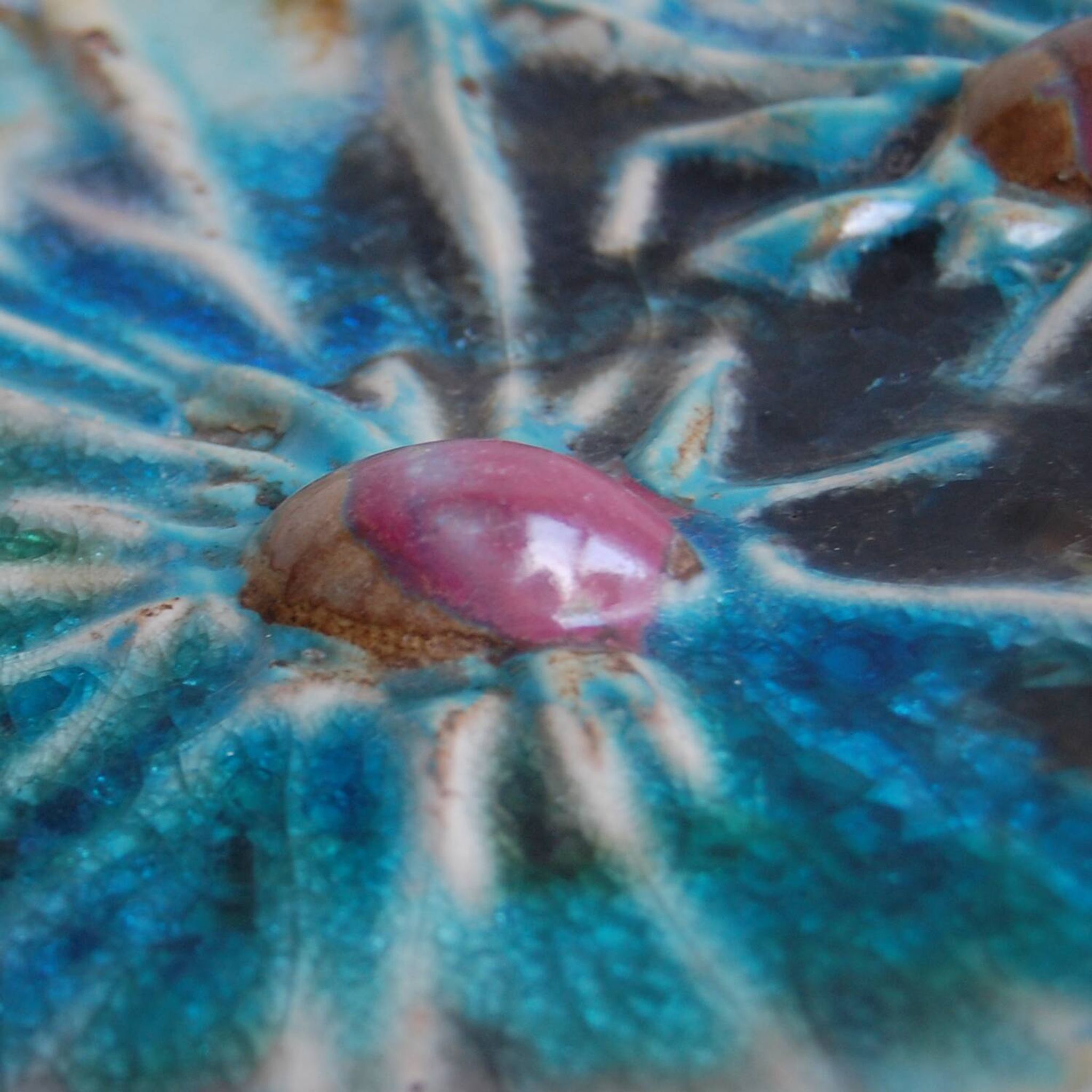 Plat décoratif ou centre table - Roger Guérin 1960s