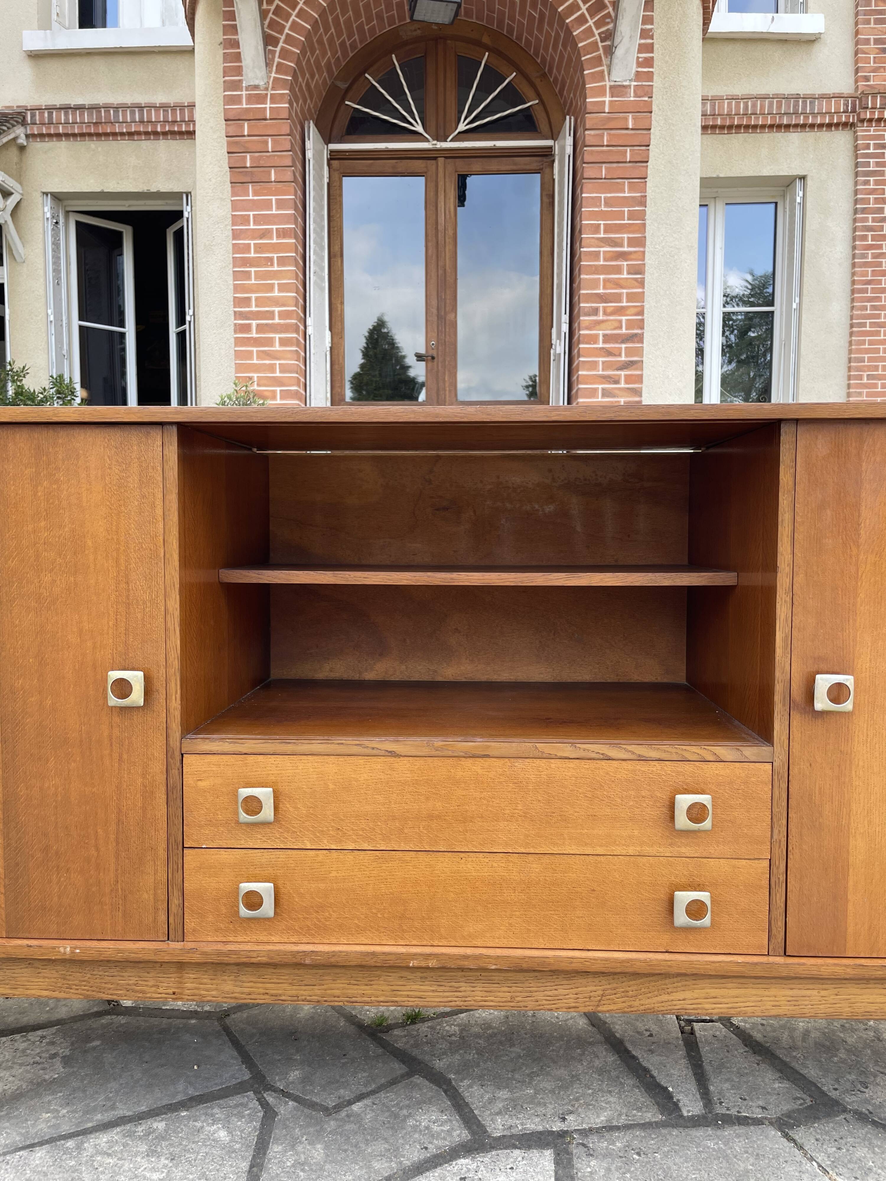 Scandinavian oak sideboard