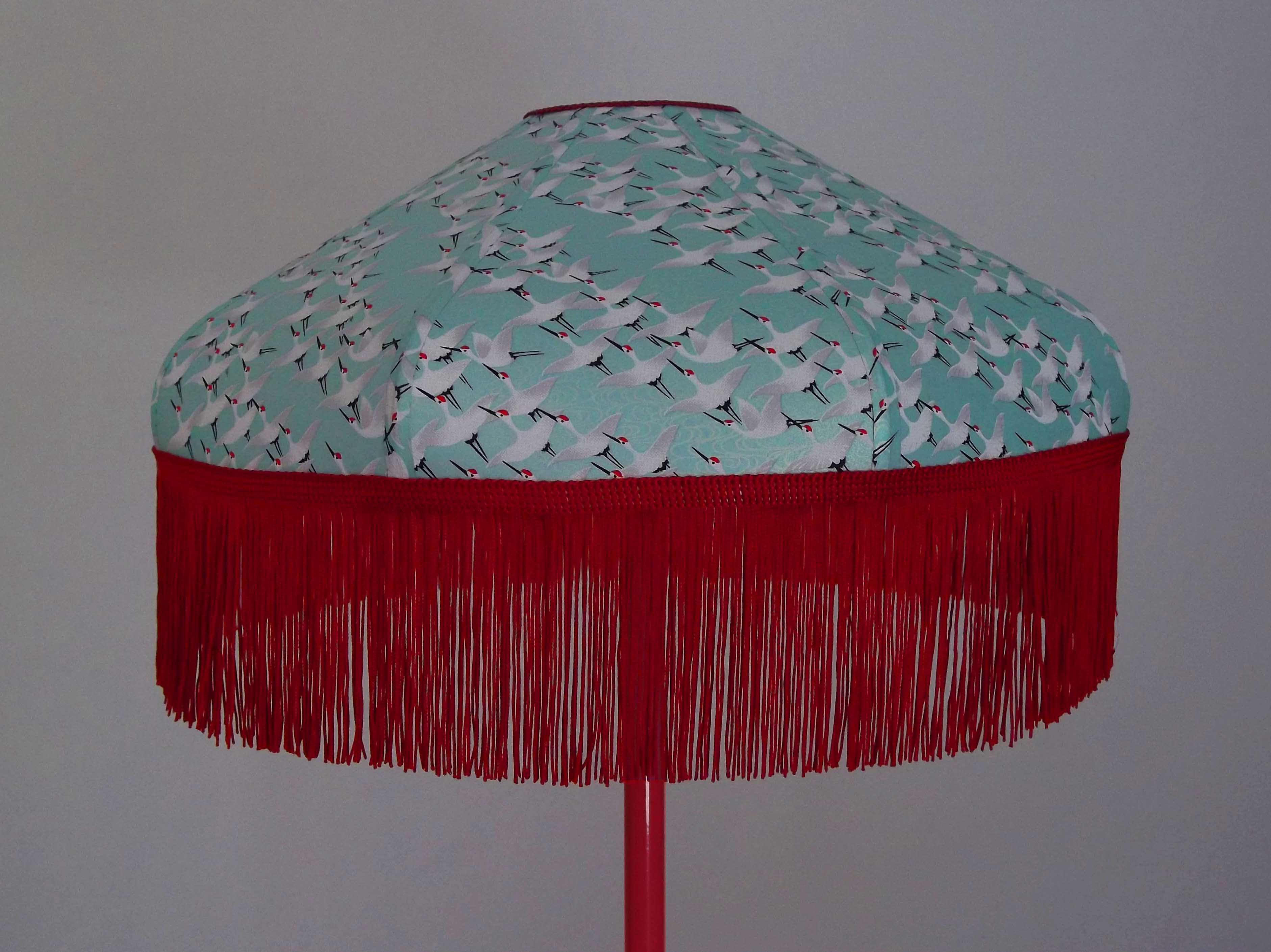 Retro lampshade in Japanese paper