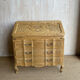 Antique oak secretary – light polished wood – Louis XV style