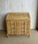 Antique oak secretary – light polished wood – Louis XV style