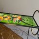 Metal magazine rack and Vallauris tiles