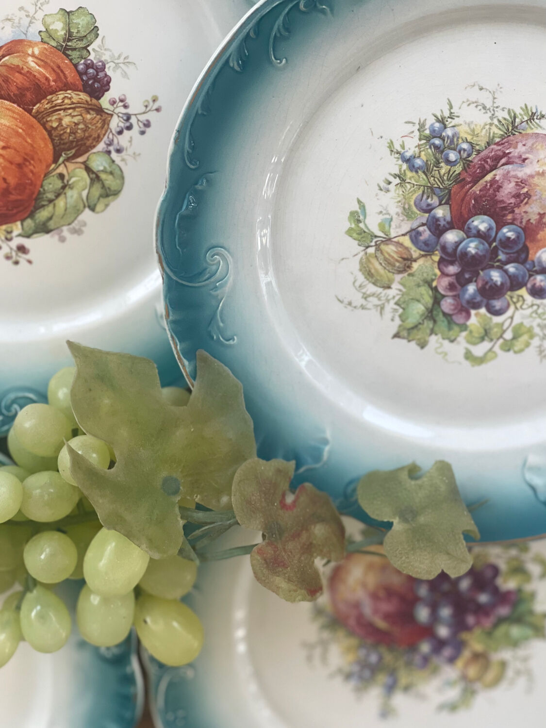 6 dessert plates in earthenware