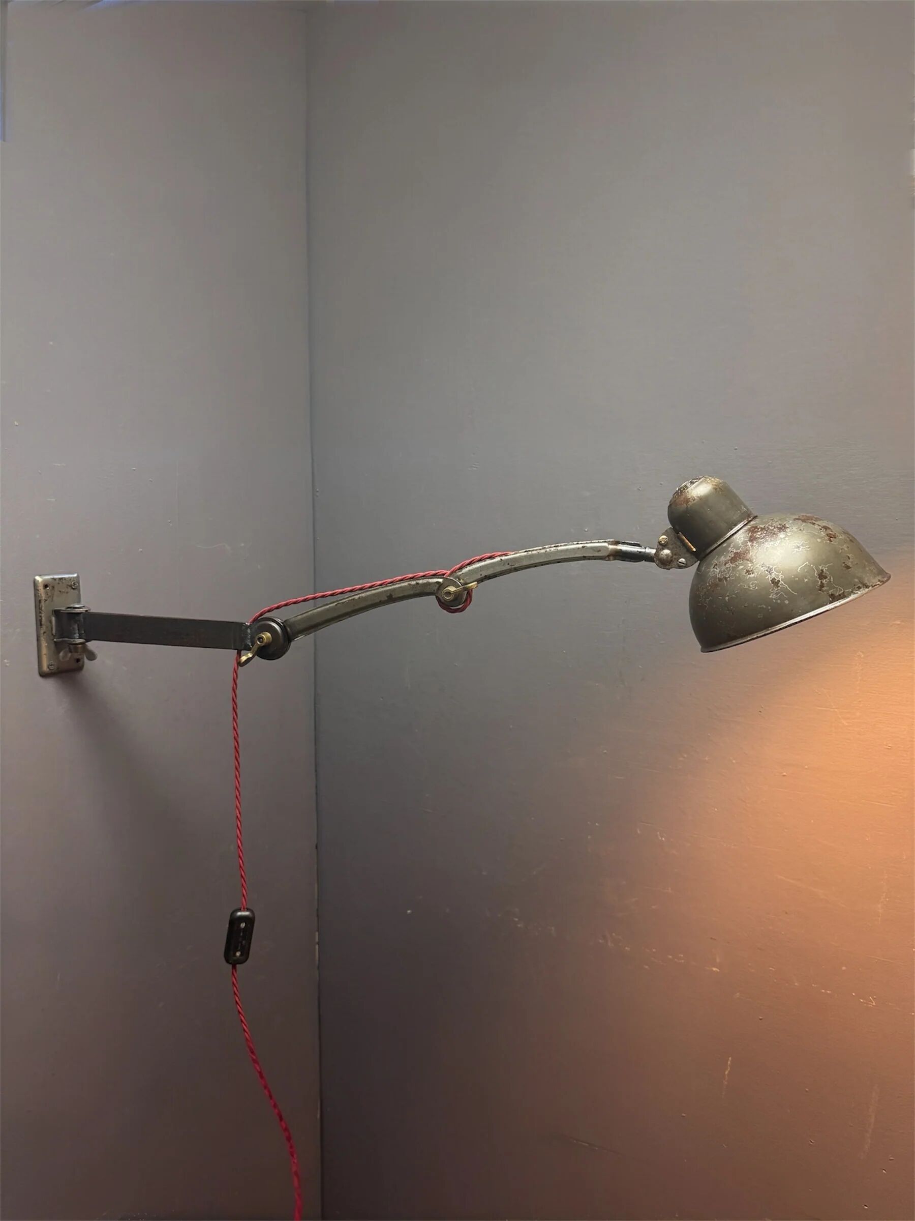 1930s Kaiser Idell Model 6716 Wall Lamp