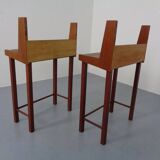 Danish Teak Nightstands, 1960s, Set of 2