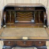 1930s English walnut back desk
